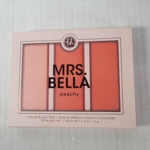 Bh Cosmetics Mrs. Bella Peachy Makeup Cosmetics Beauty 3 Color Blush Palette